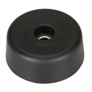 Penn-Elcom F1686 Rubber Cabinet Foot 1.57" Dia. x 0.61" H